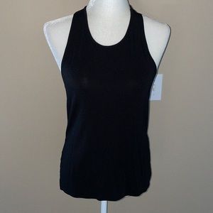 Athleta Black Tank, Criss Cross back, Size XXS